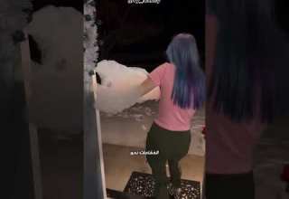 لقد صنعت غيمة حقيقية باستخدام الرغوة