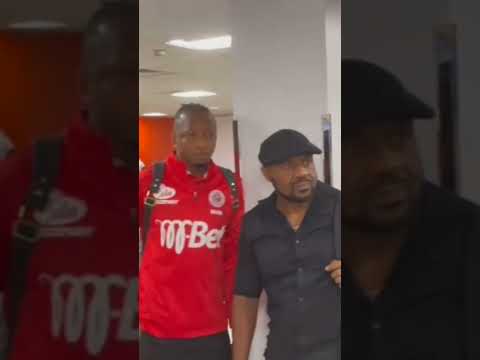 ELIA MPANZU ALIVYO ZUNGUMZA AIRPORT Ivorycoastafcon Soccerball Football Congostate Duet Cafcl