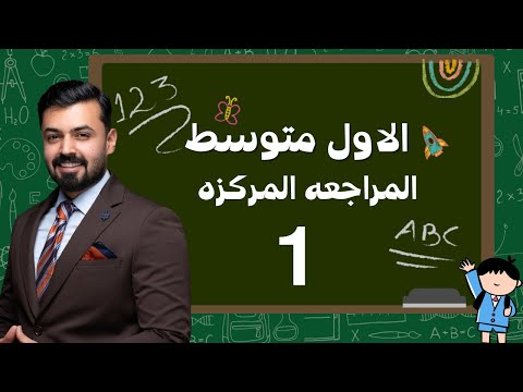 الاول متوسط مراجعة مركزه الوحده الاولى جميع قواعد الوحده الاولى Unit One