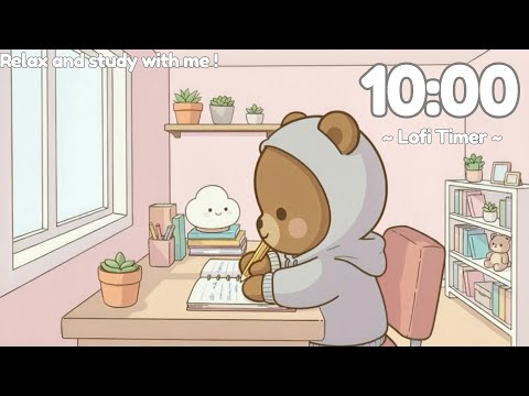 Cute 10 Minute Timer Lofi Music For Studying