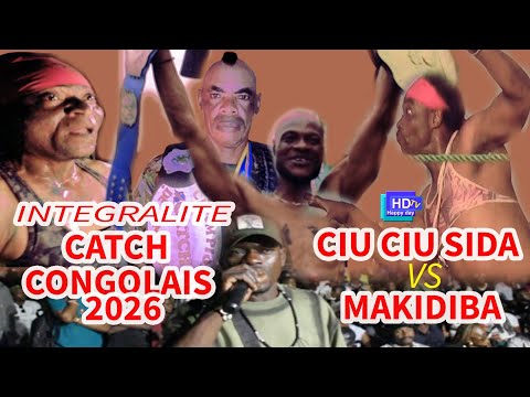 INTEGRALITE GALA DE CATCH JANVIER 2026 A KIN CIU CIU SIDA VS MAKIDIBA