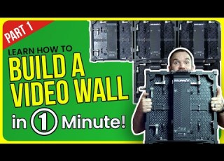 LED Wall Setup 01 How To Build An LED Video Wall