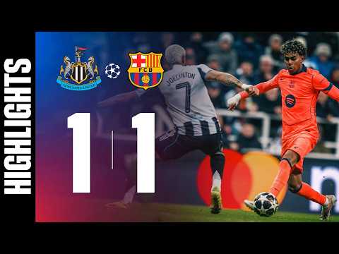 HIGHLIGHTS NEWCASTLE 1 Vs 1 FC BARCELONA UEFA CHAMPIONS LEAGUE 25 26