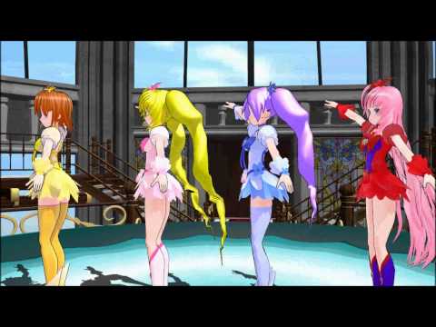 MMD Fresh Precure Happy Together