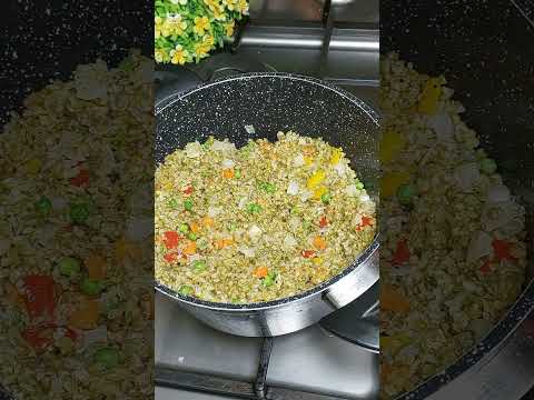 طبق فريك بالخضار صيامي نباتي تحفة