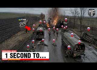 Russia S LARGEST Convoy Enter The Ukrainian Kill Zone Then THIS Happened