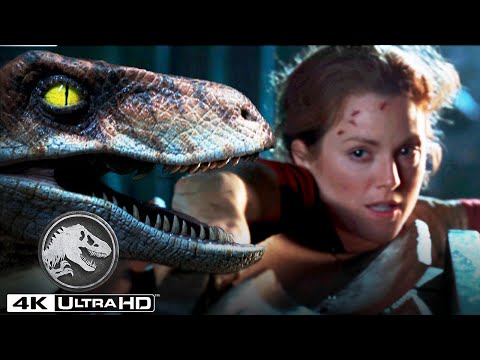 The Lost World Jurassic Park The Raptor Attack In 4K HDR