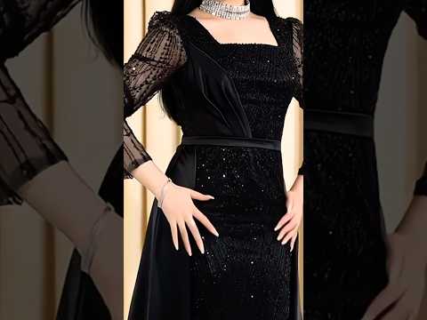 فستان سهرة يجنن2025 فساتين سهرة قنادر 2025 فساتين قنادر عراسي 2025 Sewing خياطة جزائرية