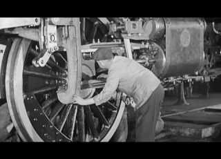  Building Steam Locomotives 1930s Trains Railways Educational Film S88TV1
