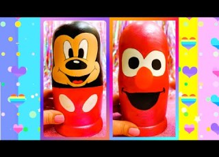  ASMR Disney Nesting Dolls Satisfying Unboxing Asmr Disney Mickey Viral ابلور Fyp العاب