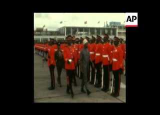  SYND 24 11 71 TANZANIAN PRESIDENT NYERERE VISITS KENYA