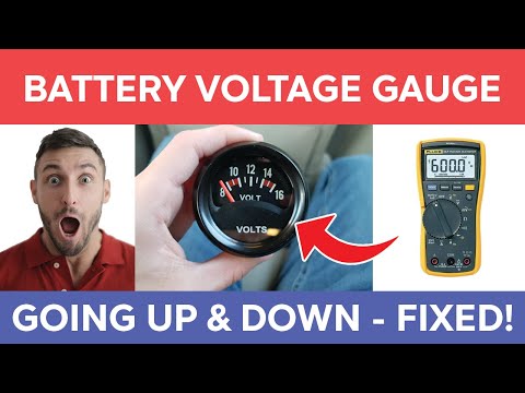 Why Does My Battery Voltage Gauge Keep Going Up And Down