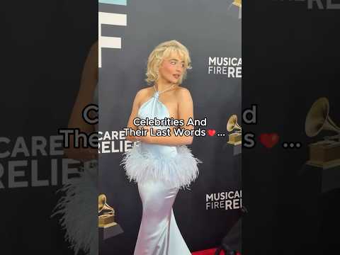 Celebrities Last Words Before Death