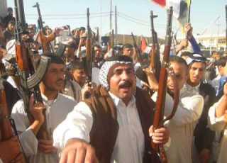  عشيرة الجبور يلبون نداء المرجعية للدفاع عن العراق 15حزيران2014