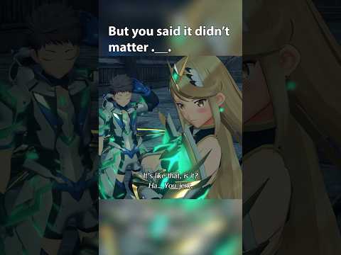 Mythra Calls Rex A Jerk Xenoblade 2 Edit Xenobladechronicles2 Pyra Mythra Shorts