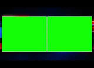 Two Windows Dual Green Screen Background 4K Two Screen Layout Chroma Key Video News Bulletin