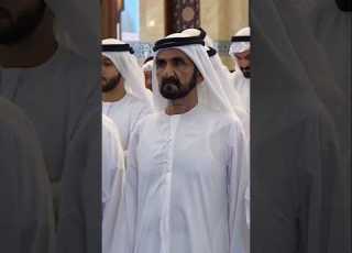 Sheikh Hamdan Fazza Sheikh Mohammed Dubai King Perform Eid Al Adha Prayers Fazza Faz3 Dxb Uae