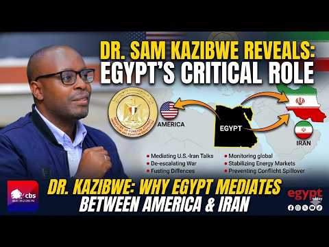 Dr Sam Kazibwe Anyonnyodde Lwaki Egypt Yankizo Mu Kutabaganya America Ne Iran