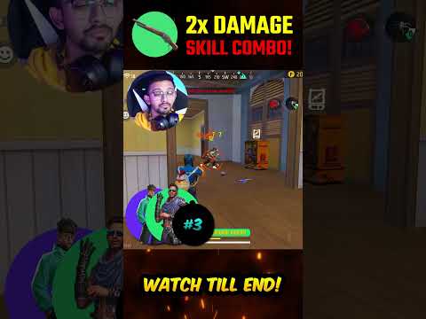 New Secret 2x Damage Character Skill Combo For BR RANK In Freefire L Shorts Freefire PRI GAMING