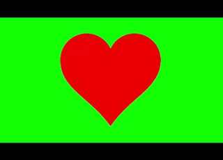  Heart Zoom Transition Green Screen