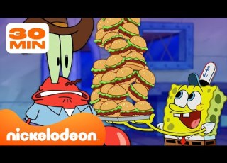 Spongebob Setiap Pegawai KRUSTY KRAB Yang Pernah Ada Nickelodeon Bahasa