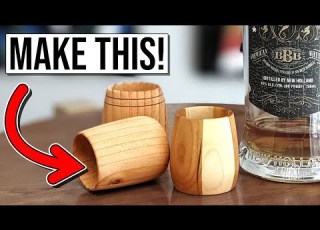  A Wood Shot Glass