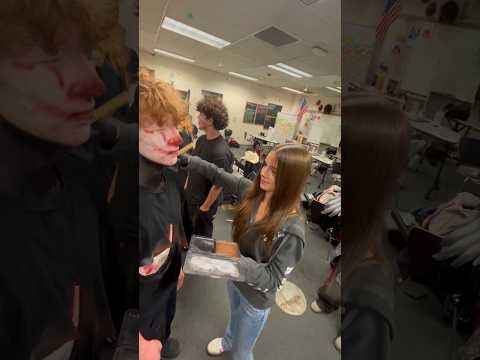 Fake Blood Warning Behind The Scenes As Head Of Hair And Makeup Design Hauntedtheater