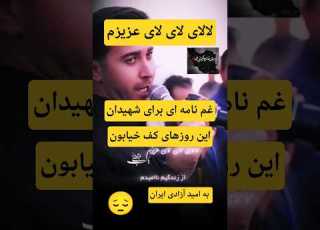 لالای لای لای عزیزم غم نامه ای برای شهیدان این روزهای وطن آهنگ از مرتضی باب