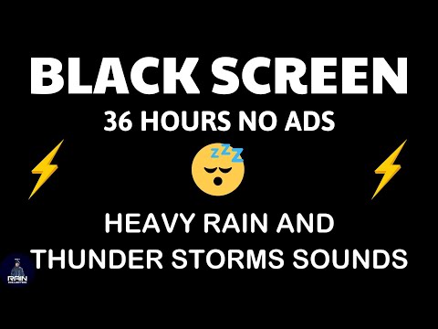 Heavy Rain And Thunder Sounds For Sleeping Black Screen Powerful Storm For Insomnia Heavy Rain And Thunder Sounds For Sleeping Black Screen Powerful Storm For Insomnia