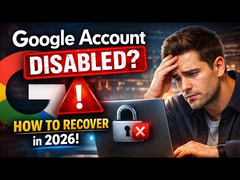 تم تعطيل حساب جوجل كيفية استعادته دليل 2026