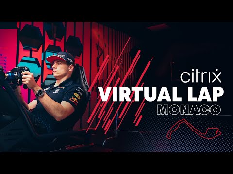 Citrix Virtual Lap Max Verstappen Laps The Monaco Grand Prix