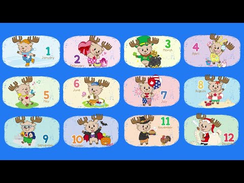 Months Of The Year Simple Song For Kids