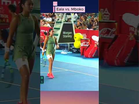 Alex Eala For A Nice Return Vs Victoria Mboko