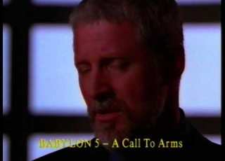 VHS Werbetrailer Babylon5 A Call To Arms Bruce Boxleitner Mira Furlan Englisch English