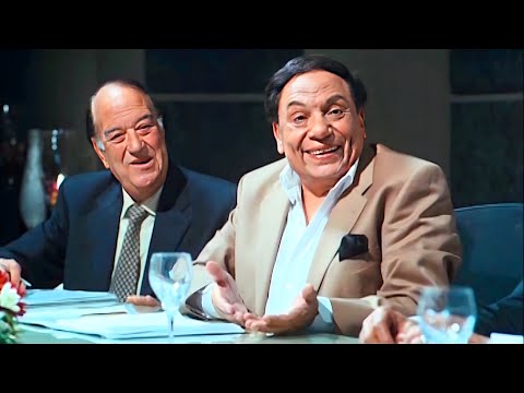 ربع ساعة من الضحك مع عملاق الكوميديا عادل امام لما نصب على البنك بطريقة صايعة النسوان بتنفخ عندنا