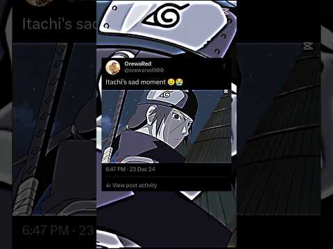 Itachi Crying For Sasuke Itachi Sad Moment Mockingbird Itachi Uchiha For You