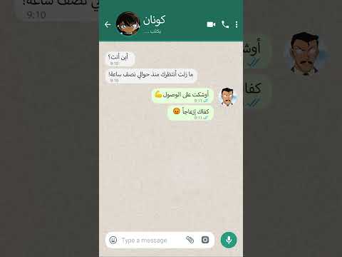 المحقق كونان والعم توغوموري الآن على الواتساب