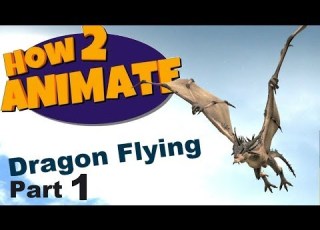  Dragon Flying 3D Maya Animation Tutorial Part 1 HOW2ANIMATE