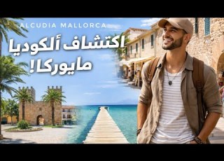 استكشاف ألكوديا القديمة دليل مايوركا السياحي 4K أجمل الشواطئ وأماكن مذهلة Mallorca Alcudia