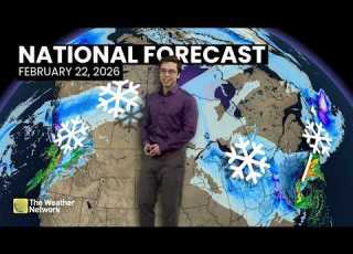 Canada S National Forecast February 22 2026 Weatheram