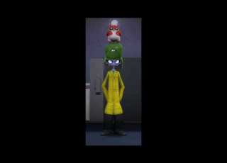 Cosmic Quantum Ray Professor Evil Brainhead And Mother Theme