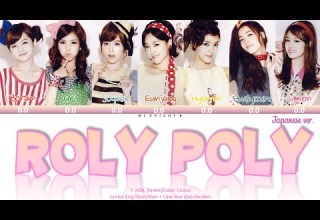 T ARA Roly Poly Japanese Ver Lyrics Line Distribution Color Coded Kan Rom Eng