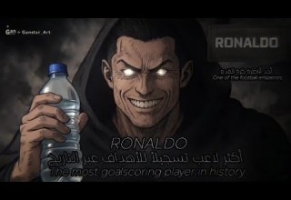 مقطع تاريخي للأسطورة كريستيانو رونالدو على طريقة انمي ون بيس