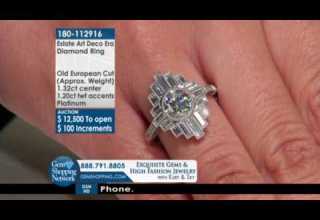 Art Deco Era Diamond Ring Gem Shopping Network