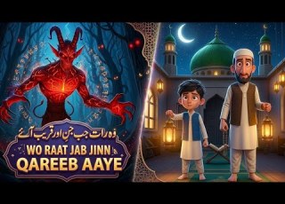 وہ رات جب جن قریب آئے Horror بچوں کےلئے اسلامی کہانی Sabr Aur Dua Islamic Story For Kids