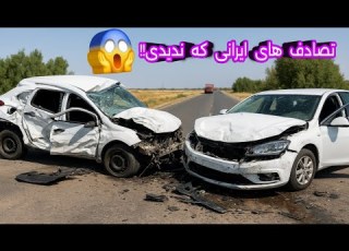 حوادث و تصادفات وحشتناک رانندگی در ایران که ظبط دوربین های مداربسته شدند ۲