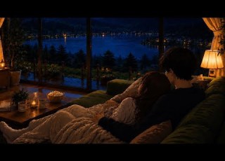  ليلة رومانسية هادئة وصوت المطر Cozy Romantic Rain Ambience