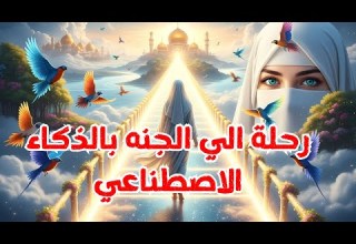 رحلة إلى الجنة كما وصفها القرآن بالذكاء الاصطناعي