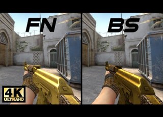 CSGO AK 47 Gold Arabesque Skin Showcase And Gameplay All Floats 4K60FPS