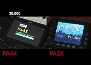 Korg PA4X Vs PA3X BOOT TIME SPEED COMPARISON